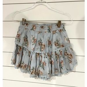 Loveshackfancy ruffle mini skirt